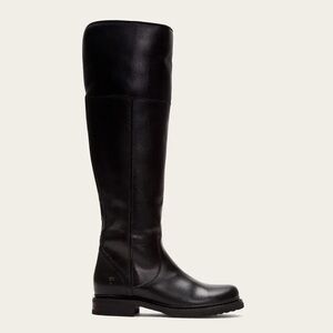 FRYE | NEW! Veronica Shearling Tall Leather Riding Boot in Black | Sz 6.5